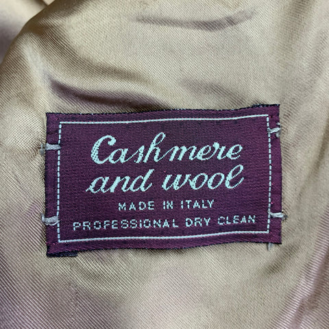 GIORGIO ARMANI Size M Tan Wool Hidden Buttons Coat