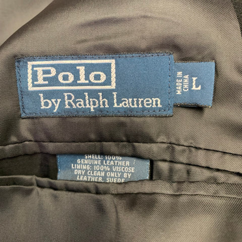 POLO by RALPH LAUREN Taille L Chemise-Veste en Daim Noir