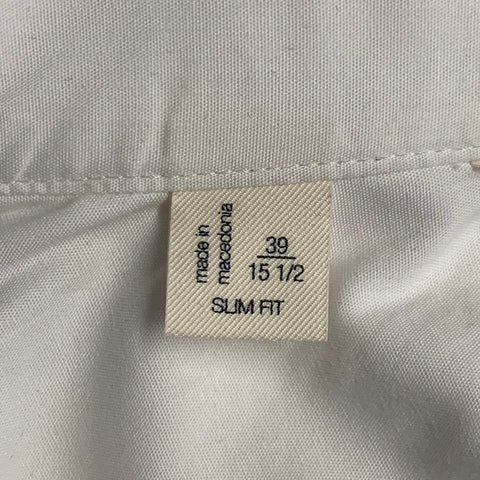 SUITSUPPLY Size S White Cotton Pleated French Cuffs Tuxedo Long Sleeve Shirt