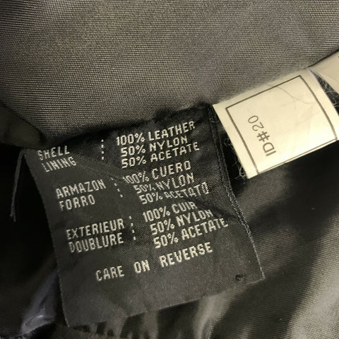 REACTION by KENNETH COLE Size M Black Leather Jacket