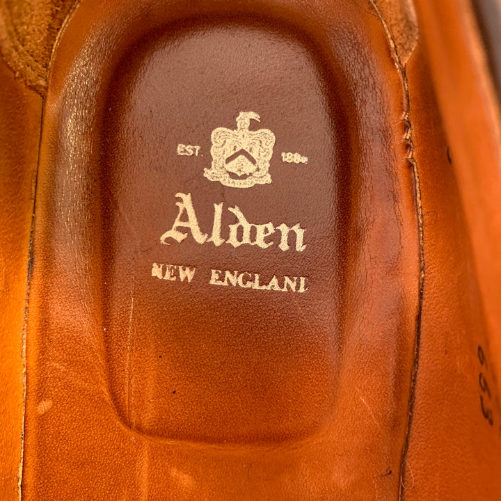 ALDEN Size 10 Burgundy Leather Tassels Loafers