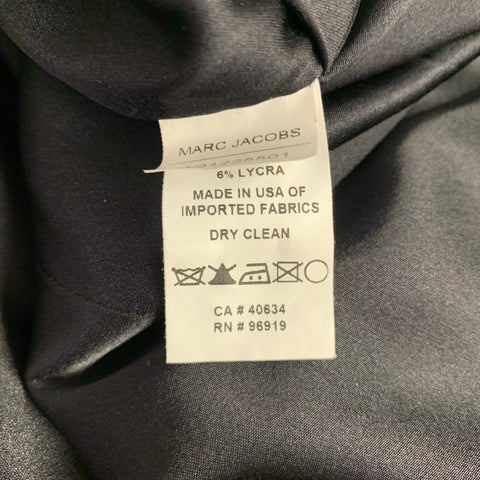 MARC JACOBS Robe droite rouge à sequins en polyester Taille 0