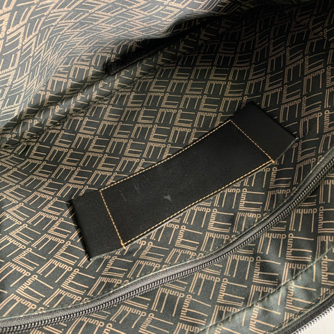 DUNHILL Black Gold Crackled Leather Bags