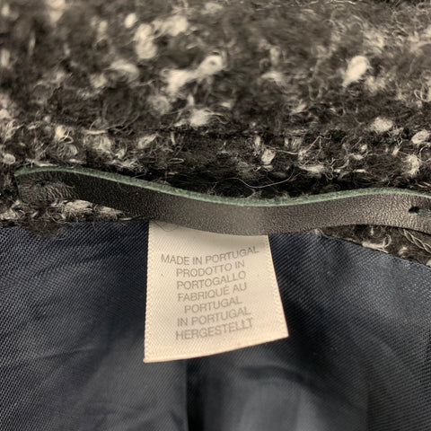 PS by PAUL SMITH Size S Black Grey Tweed Wool Blend Coat
