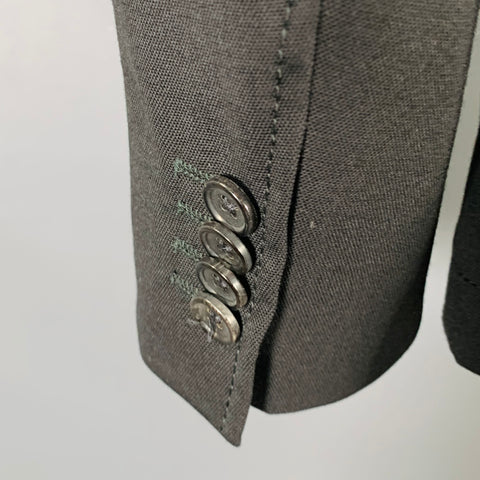 PS by PAUL SMITH Size 44 Black Wool Patch Pockets Sport Coat
