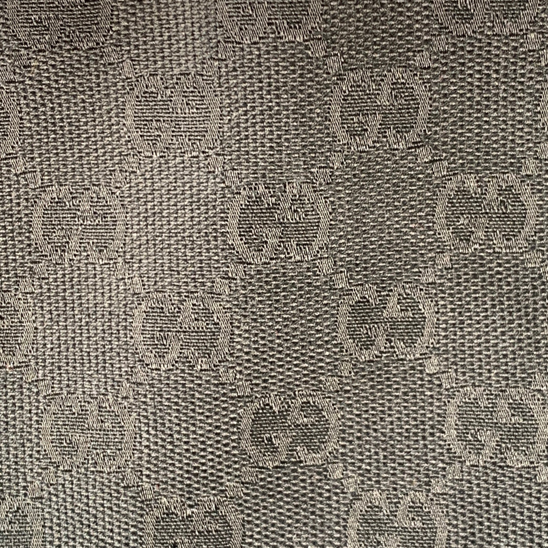 GUCCI Black Red Green Guccissima Monogram Web Canvas Messenger Bag