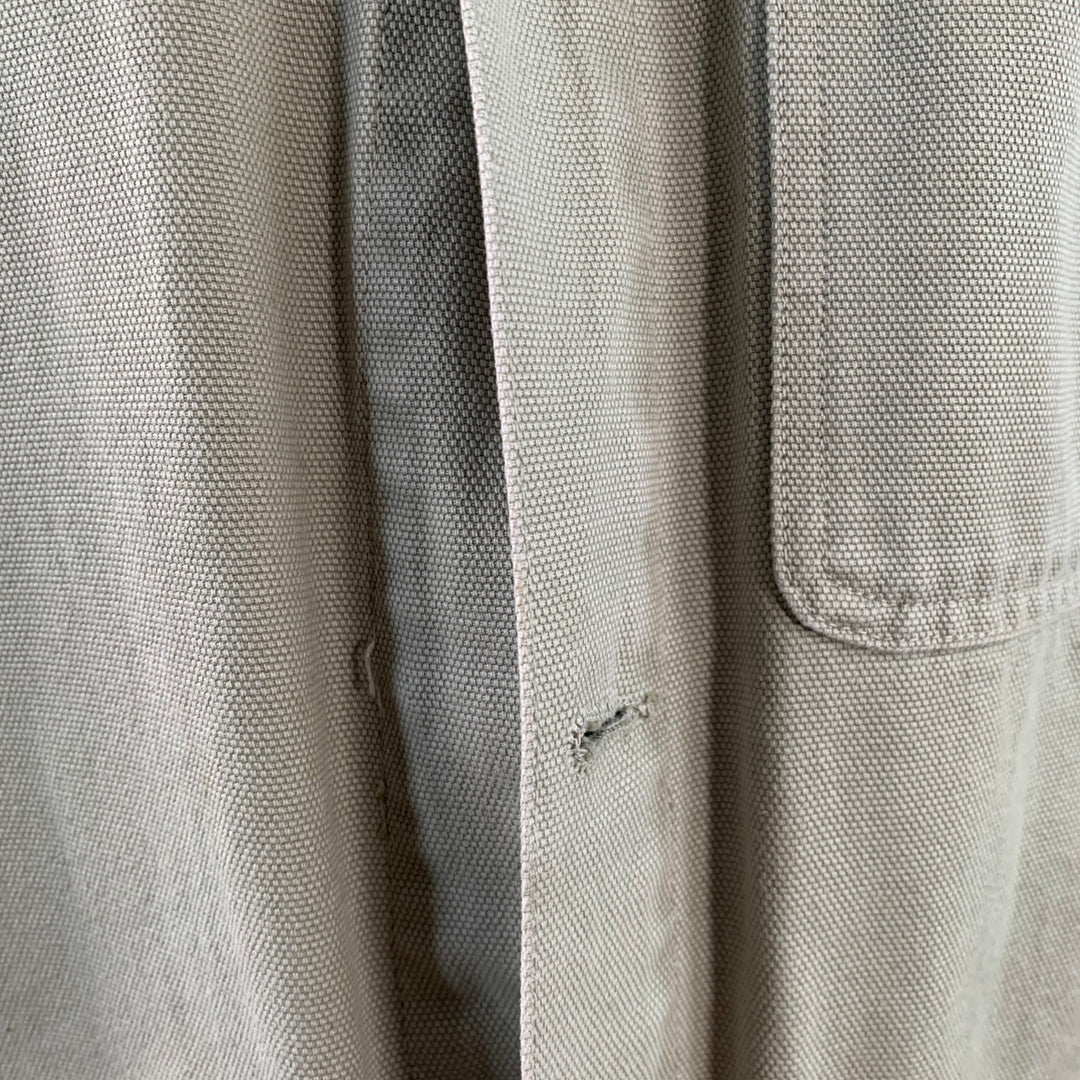 EMILE LAFAURIE Size XXL Braque Grey Cotton Chore Coat