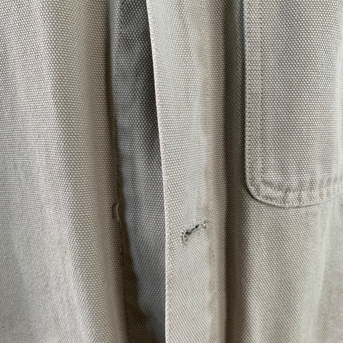EMILE LAFAURIE Size XXL Braque Grey Cotton Chore Coat