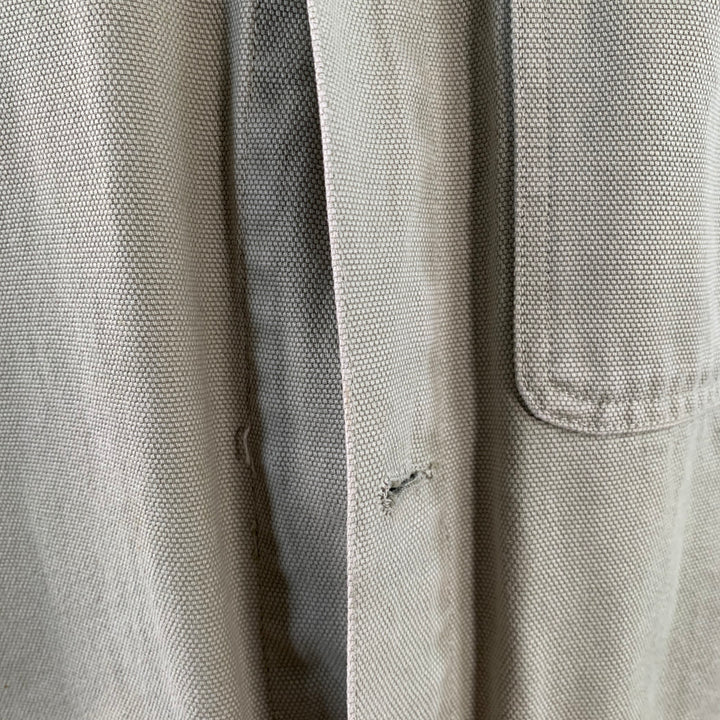 EMILE LAFAURIE Size XXL Braque Grey Cotton Chore Coat