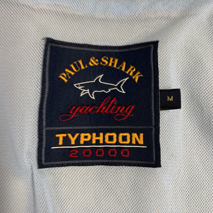 PAUL & SHARK Size M Typhoon 20000 Cream Zip Coat
