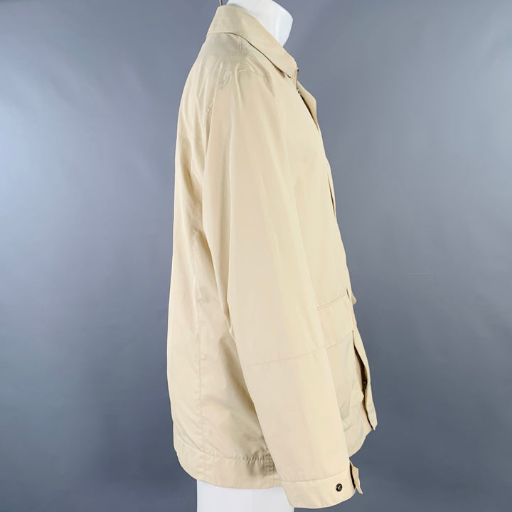PAUL & SHARK Size M Typhoon 20000 Cream Zip Coat