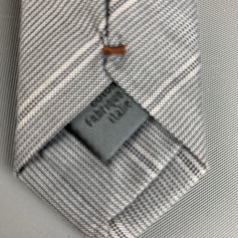 JOHN VARVATOS Black Textured Silk Tie