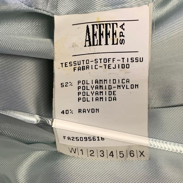 FUTURE OZBEK Size 4 Navy Polyamide Blend Single Breasted Blazer Mini Skirt Set