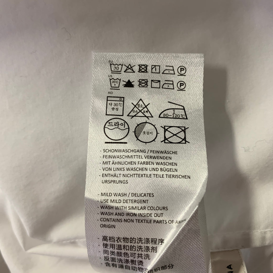 DOROTHEE SCHUMACHER Size 2 White Cotton Blend Shirt