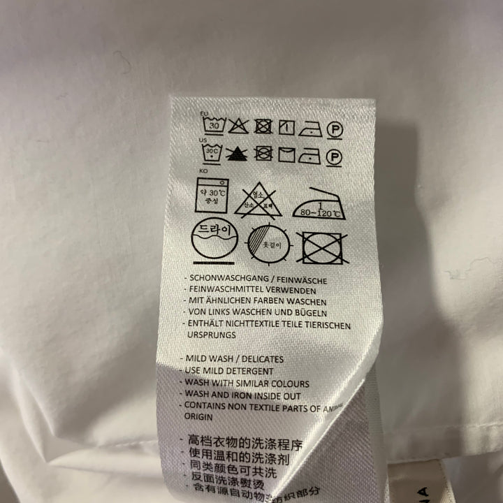 DOROTHEE SCHUMACHER Size 2 White Cotton Blend Shirt