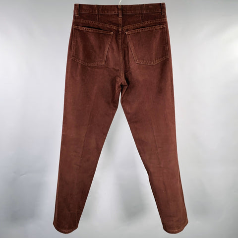 MARITHE+FRANCOIS GIRBAUD Size 31 Brown Cotton 5 Pocket Casual Pants