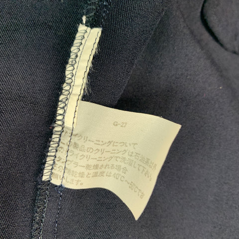 COMME des GARCONS Size S Navy Twill Buttoned Shirt