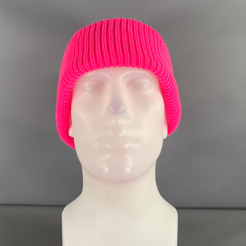MARCUS ADLER Size One Size Pink Fuchsia Knitted Acrylic Hats