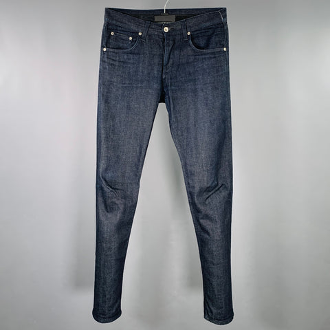 RAG & BONE Size 30 Indigo Cotton Straight Selvedge Jeans