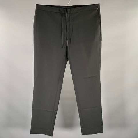 MAISON MARGIELA Size 36 Black Wool Relax Casual Pants