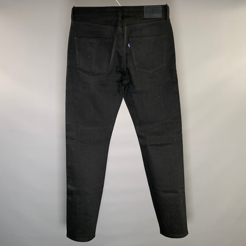 LEVI'S Size 32 Black Cotton Straight Jeans