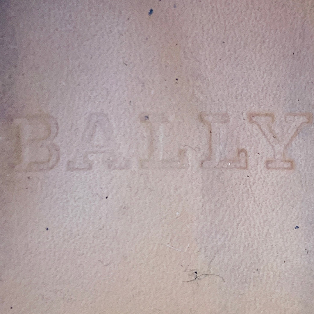BALLY Size 10 Avery Brown Perforated Pebble Grain Leather Wingtip Boots