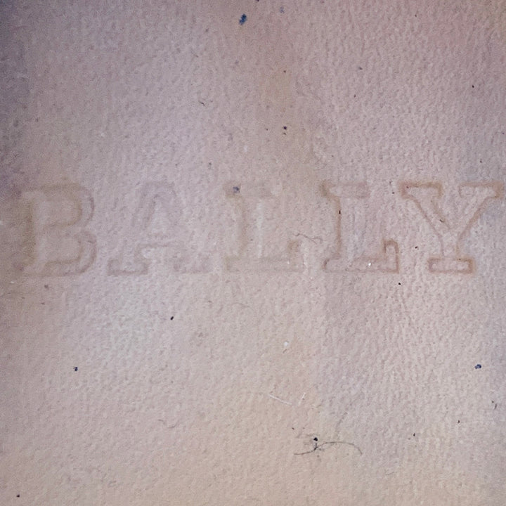 BALLY Size 10 Avery Brown Perforated Pebble Grain Leather Wingtip Boots
