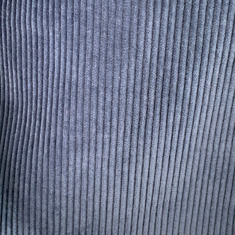LEONARD JAY Size 38 Regular Blue Corduroy Cotton Notch Lapel Sport Coat