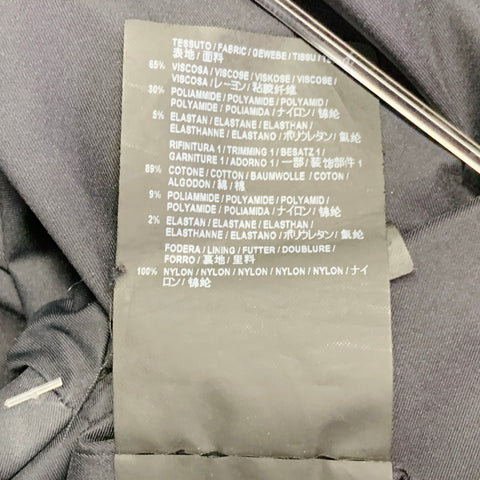 BALENCIAGA Size S Black Viscose Blend Zip Up Jacket