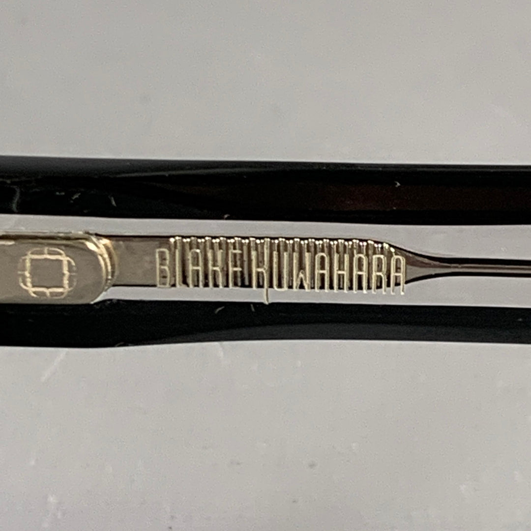 BLAKE KUWAHARA Transparent Black Acetate Sunglasses & Eyewear