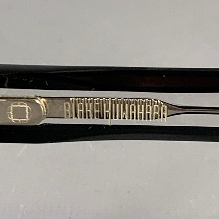 BLAKE KUWAHARA Transparent Black Acetate Sunglasses & Eyewear