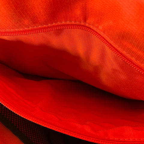 Sac bandoulière en toile marron et noire MULHOLLAND
