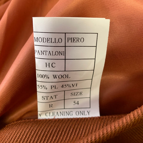 ABITO SARTORIALE Veste de travail en laine mélangée marron chiné Taille 44
