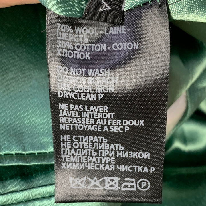 HAIDER ACKERMANN Size 38 Tan Wool Cotton Cropped Blouson Bomber Jacket