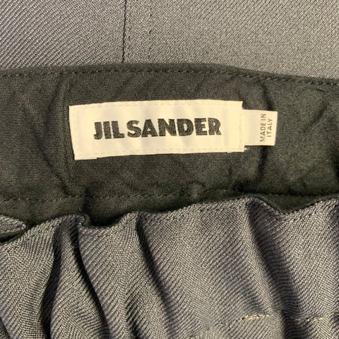 JIL SANDER Size 32 Grey Zip Fly Pants