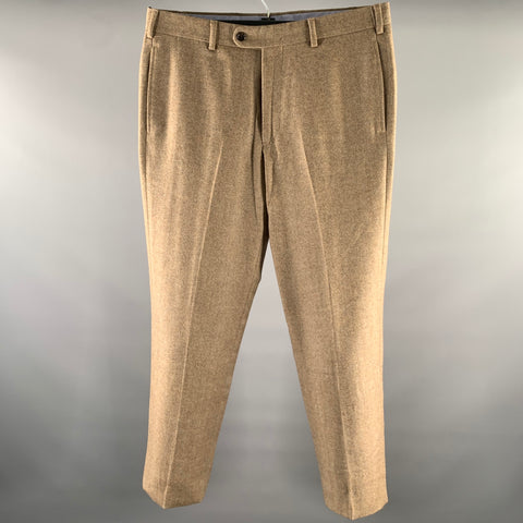 SID MASHBURN Size 34 Brown Heather Straight Dress Pants
