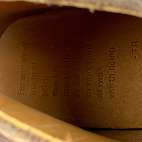 HELM Taille 8.5 Bottes Chukka à lacets en cuir marron