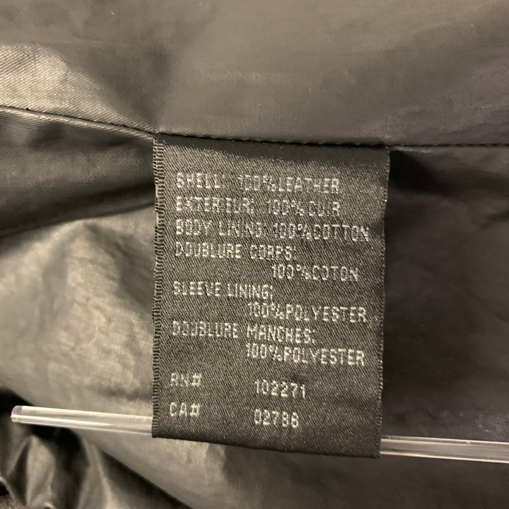 ROGUE Size M Black Leather Jacket