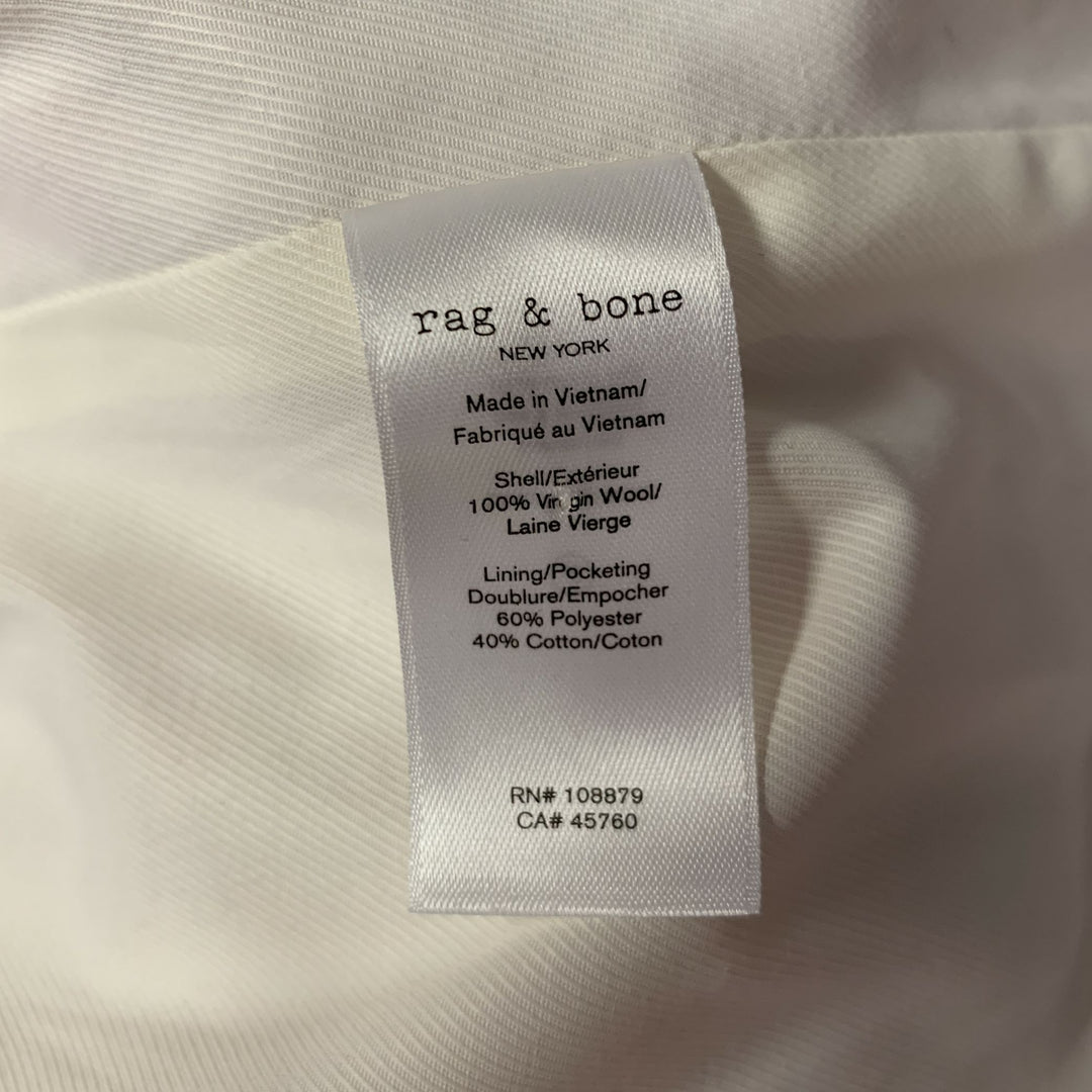 RAG & BONE Size M Pink Wool Notch Lapel Jacket