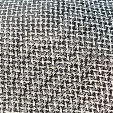 BATTISTONI One Size Grey Silver Textured Silk Tie