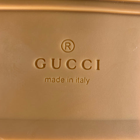 Sandales GUCCI Taille 10.5 en toile monogrammée Guccissima marron à double boucle