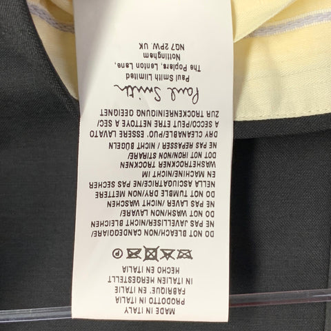 PAUL SMITH Size 38 Wool Mohair Tuxedo Dress Pants