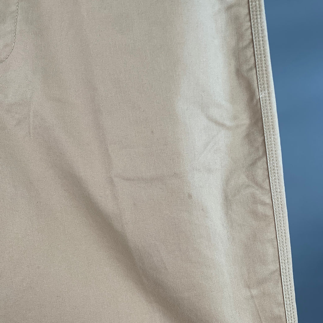 JW ANDERSON Size 40 Tan Cotton Tapered Flat Front Zip Fly Casual Pants