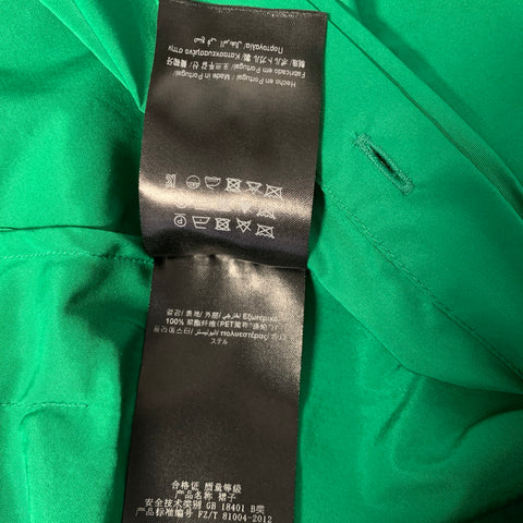 CAROLINA HERRERA Size 8 Green Polyester Maxi Long Gown Evening Wear