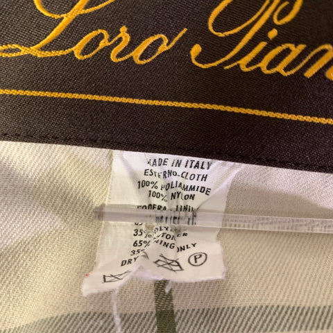 LORO PIANA Size L Blue Polyamide Field Jacket