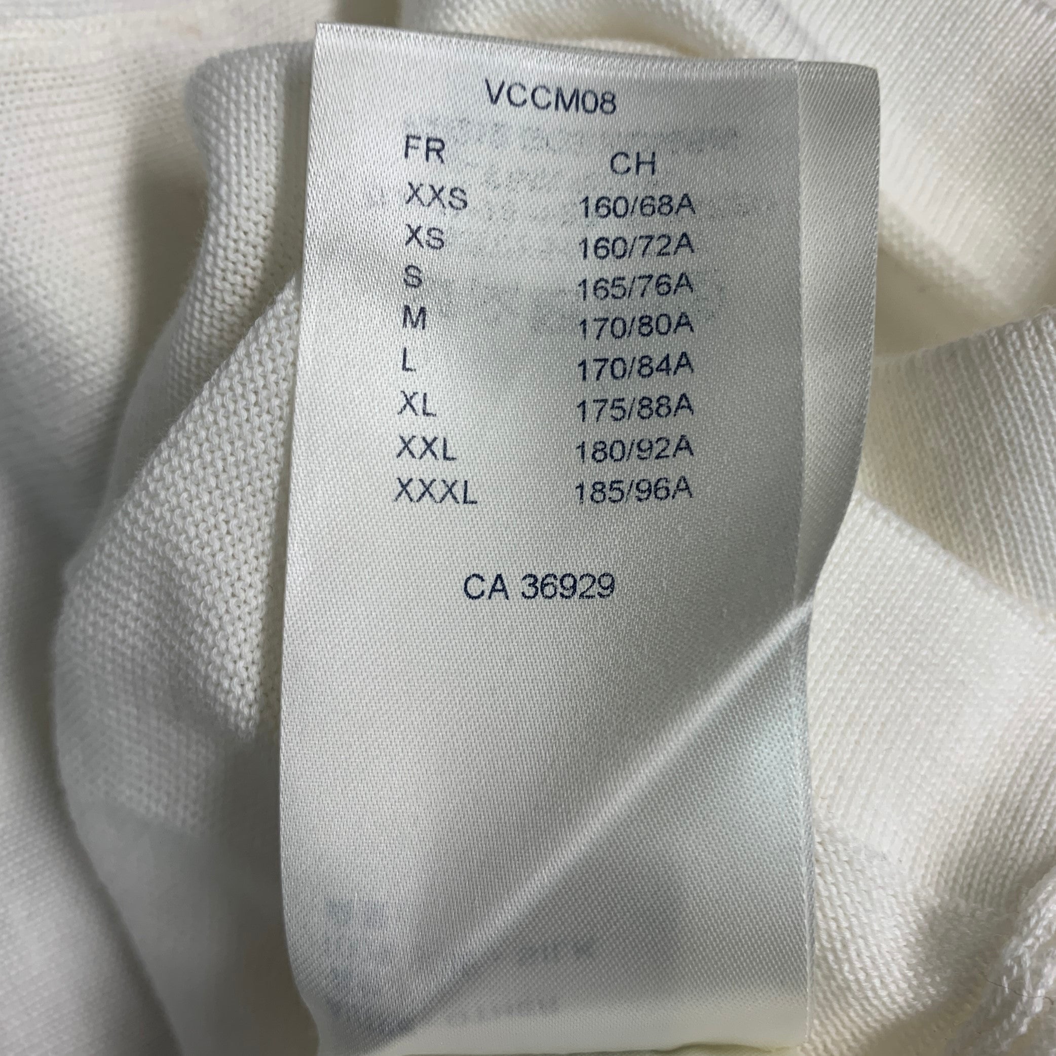 LOUIS VUITTON Size L FW21 -End Goal- White Black Cotton LV Crew
