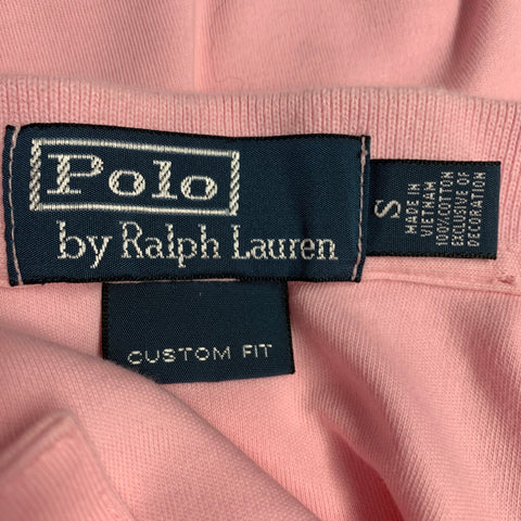 POLO by RALPH LAUREN Size S Pink Cotton Half Placket Polo