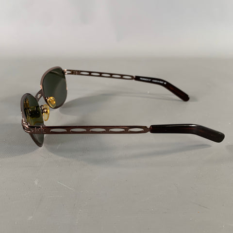 VALENTINO Black Rose gold M 1004-59 Metal Sunglasses