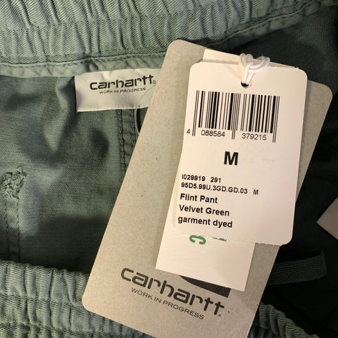 CARHARTT Size M Green Cotton Elastic Waistband Casual Pants