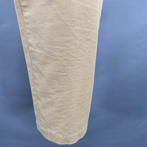 SATURDAYS NYC Pantalon décontracté coupe droite en nylon couleur camel Taille 33